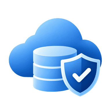 Cloud-Sicherung mit Datenbank und Schutzschild