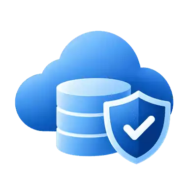 Cloud-Sicherung mit Datenbank und Schutzschild